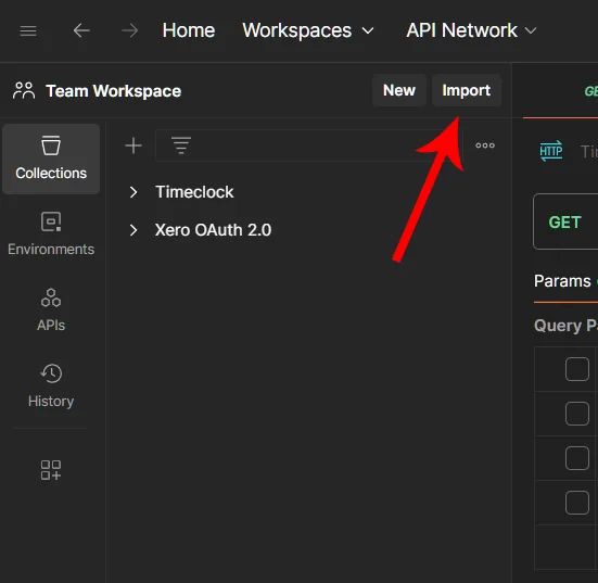 Import collection into Postman
